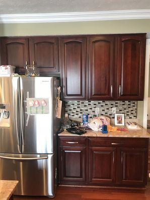 Before and After or Cabinet Painting in Cannonsburg, PA. (2)