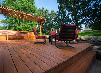 Deck staining in Observatory, PA by Mario's Painting & Home Maintenance, LLC.