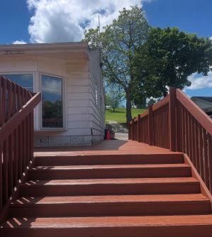 Deck staining in Large, PA by Painter Nation.