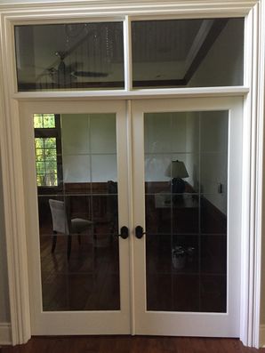 Office Doors went from Wood to White to Match the Trim in the Rest of the House in Wexford, PA (2)